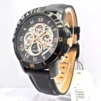 Jam Tangan FOSSIL ORIGINAL PRIA ME3138 HITAM ROSEGOLD