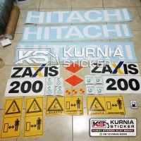 Sticker Excavator Hitachi Zaxis 200