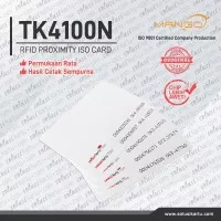 Kartu RFID Proximity 125KHz TK4100 Printed ID Number Mango RFID Card