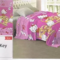 Selimut Hello Kitty Pink Uk (160x200cm) ladyrose collection