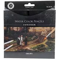 Pensil Warna 24 Warna Deli Colored Pencil E6518