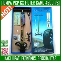 senapan Pompa Senapan Angin PCP GX Filter Camo - Hillpump High