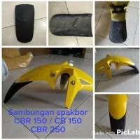 Sambungan Spakbor CBR 150. Sambungan Slebor CBR 150