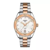 TISSOT PR 100 SPORT CHIC TWO-TONE LADIES T101.910.22.116.00 ORIGINAL