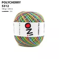 POLYCHERRY OMBRE / GRADASI BENANG RAJUT POLYESTER 5312