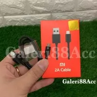 Kabel Data Charger Xiaomi Micro Usb 2A Original - Black