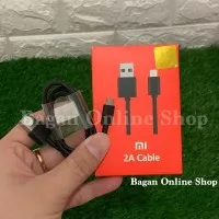 Kabel Data Charger Xiaomi Micro Usb 2A Original - Black