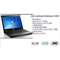 Dell Latitude 5400 i7 16gb SSD 512gb VGA Radeon-540x14FHD w10 PRO