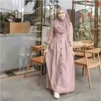 Baju muslim wanita dress maxi gamis angelina size S M L XL