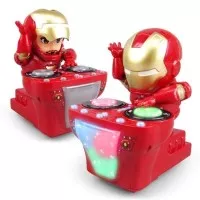 Mainan anak robot dance ironman / iron man DJ