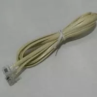 kabel roset telepon telpon RJ11 RJ-11 4 pin 4.5m 4.5 meter
