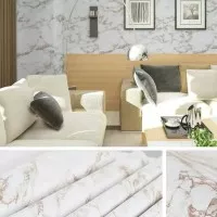 wallpaper dinding marmer natural white