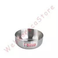 Zebra Water Bowl 12 cm/ Mangkok Air Pendek Stainless 304 0.5L