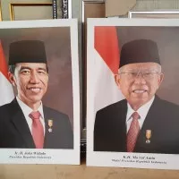 foto presiden joko widodo & wakil kh,ma`ruf amin