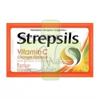 Permen Strepsils Orange Vitamin C