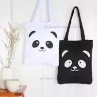 Totebag Kanvas Design PANDA