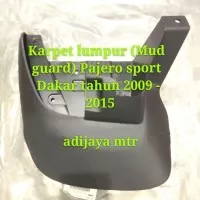 Karpet lumpur atau Mudguard asli Pajero sport dakar 2009 - 2015