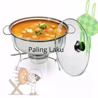 Panci Pemanas makanan prasmanan penghangat soup warmer sukiyaki shabu