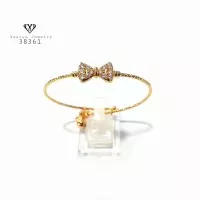 Gelang Tangan Anak Emas Model Pita Lapis Emas 18K Yaxiya Jewelry 38361