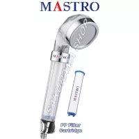 MASTRO Shower Head Filter | Kepala Shower Mandi Filter Air PP Sediment