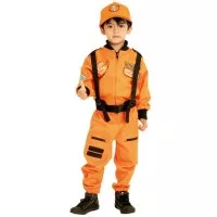 Baju profesi anak - Kostum anak - Kostum Astronot Orange