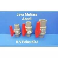 Ball valve KDJ/stop kran polos pvc 1/2``balvalve/stopkeran pvc 1/2``
