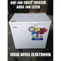 AQUA Chest Freezer / Box Freezer 150 Liter AQF-160 PROMO GARANSI RESMI