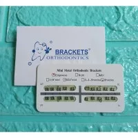 BRACKET ORTHODONTIC AMPLOP MIM HOOK 3 BRACKET AMPLOP HOOK