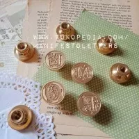 Wax Stamp Head Alphabet J-R Seal Wax Initial DIY stempel lilin