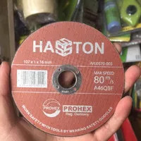 Batu Gerinda Potong Besi Hasston Prohex 4"x 1mm Mata Gerinda Potong