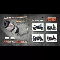 KNALPOT NOBI NEO SS SUPRA X 125 /KARISMA / KIRANA