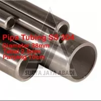 Pipa Stainless Steel Tubing 304 Diameter 38mm Tebal 2.5mm 10cm