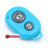 Tomsis Bluetooth Remote Shutter Android iOS iPhone Tombol Narsis - Ungu