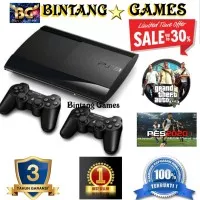 Ps3 Super Slim Asli Sony + Hdd 320gb + Full Games