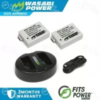 Wasabi Power Battery 2-Pack + Charger for LP-E8 (550D 600D 650D 700D)
