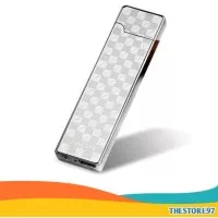 JINLUN Korek Elektrik Aluminium USB Cigarette Lighter coil