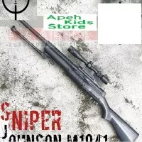 Airsoft Gun Spring Sniper Johnson mainan tembak - tembakan anak-anak