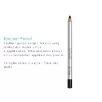 Wardah Eyeliner Pencil Black White Eye Liner Pensil Hitam - Putih