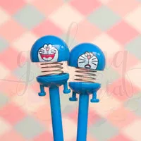 Pulpen Gel Doraemon Bouncing Emoticon Pir Lucu Unik GH 307038