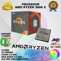 PROSESOR AMD RYZEN 5 2600X RYZEN 5 - 2600 X AM4 MURAH