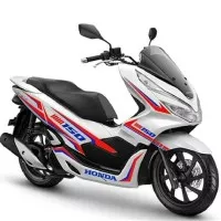 CUTTING STICKER HONDA PCX 150 RED BLUE