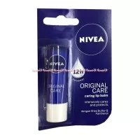 Nivea Original Care Lip Balm 12H Memberi Kelembaban Pada Bibir Lip Bam