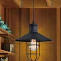 LAMPU GANTUNG VINTAGE/LAMPU MINIMALIS/LAMPU CAFE/LAMPU TERAS BS 076