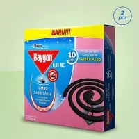 Baygon Coil Jumbo Low Smoke Coil 10Hr 150g - TWINPACK