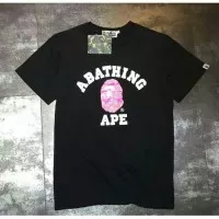 Tshirt Bape Pink Wanita