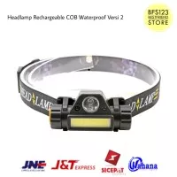 Headlamp Rechargeable COB Waterproof Versi 2