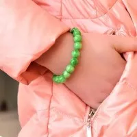 gelang batu pirus hijau tibet pembawa keberuntungan
