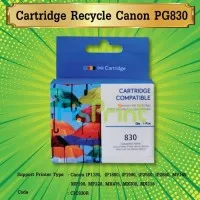 Cartridge Tinta Canon PG830 PG 830 Black Hitam Recycle Catridge IP1980