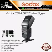 Godox TT520 II FREE Wireless Trigger Universal Speedlite Flash TT 520