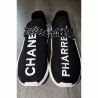 ADIDAS NMD Human Race Pharrell x Chanel Black High Premium Original